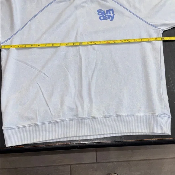 billabong sweatshirt size xl blue with sun day print. excellent condition. - Picture 6 of 7